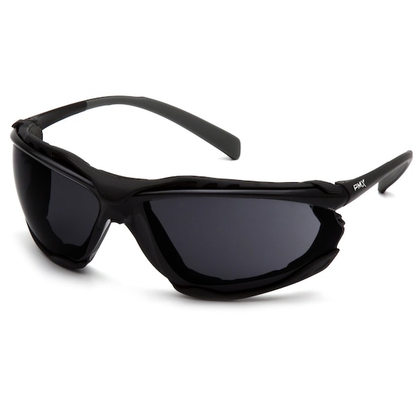 Pyramex Proximity, Safety Glasses, Anti-Fog & Anti-Scratch, Dark Gray Lens, Black Frame SB9323ST - main